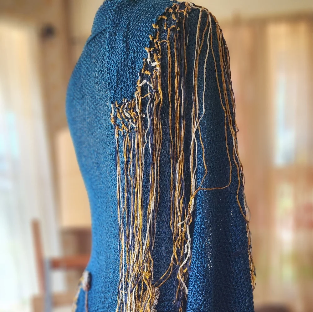 Vintage Antique 1930s piano shawl for emo fairy - Picture 11 of 16